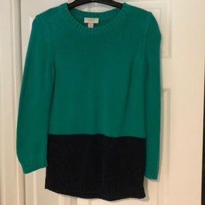 Loft colorblock sweater